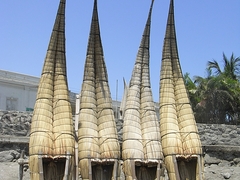 Schilfrohrpferdchen in Huanchaco - Peru